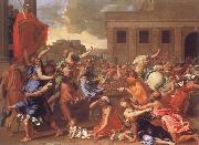 Nicolas Poussin The Abduction of the Sabine Women Spain oil painting artist